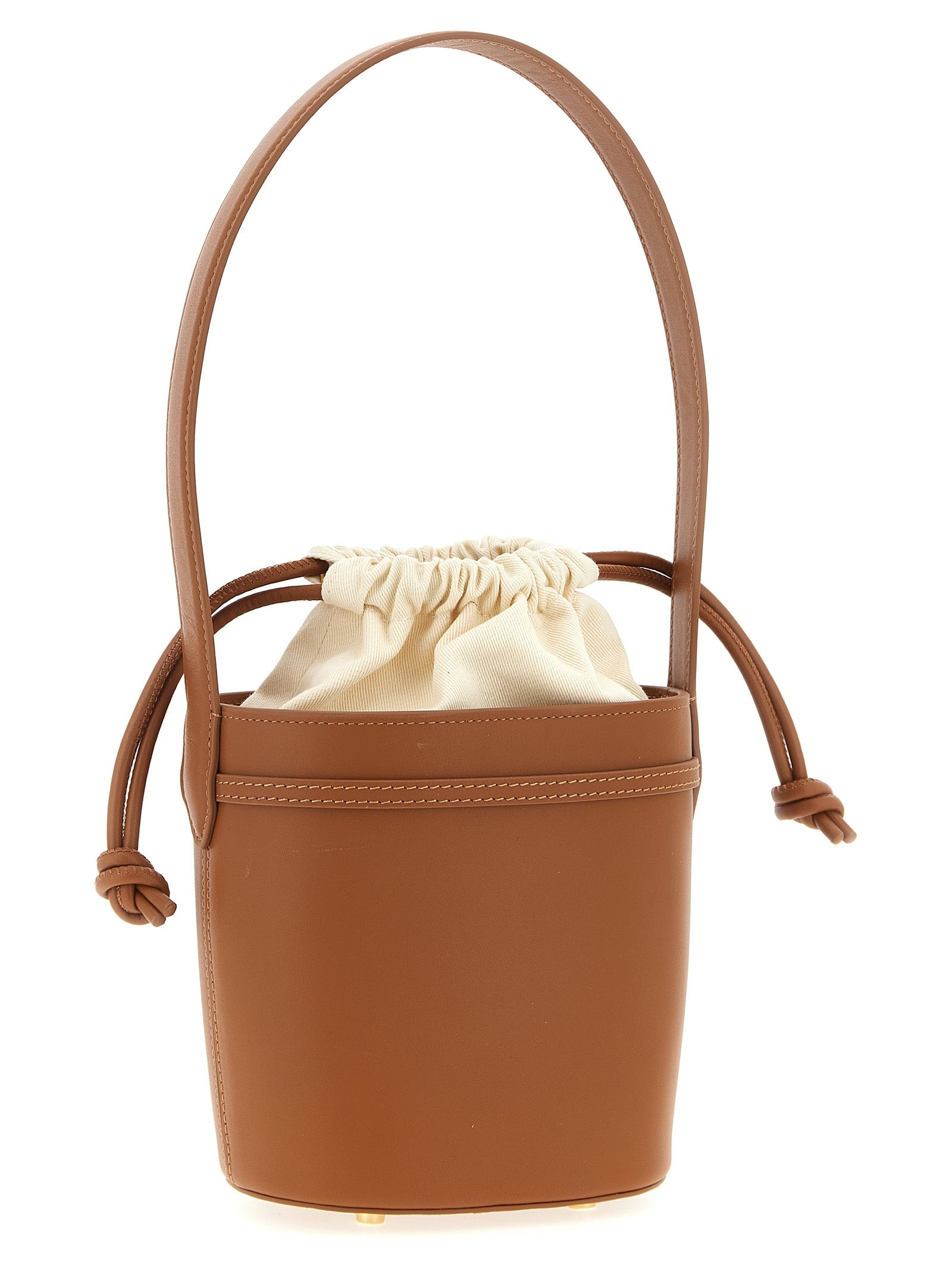Self Portrait Women 'Brown Leather Shoulder Bow Bag' Shoulder Bag - 2
