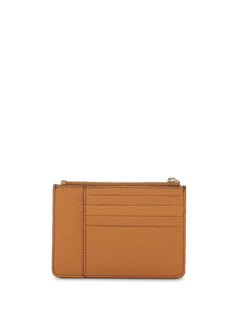 LANCEL logo-stamp leather cardholder outlook