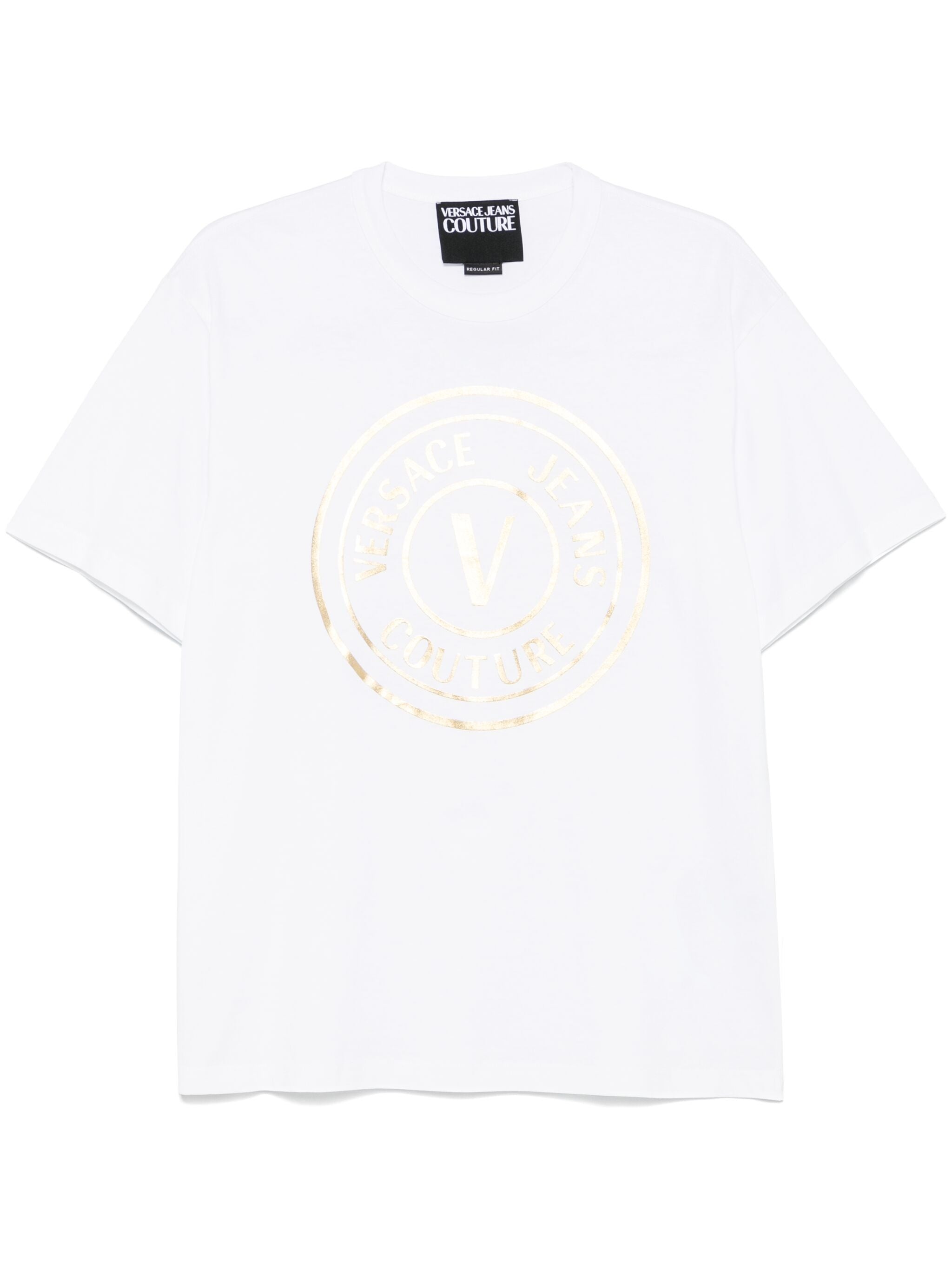 VERSACE｜ (V-Emblem T-Shirt (78GAHT00 CJ00T G03)) VERSACE JEANS COUTURE V-Emblem T-shirt | eraldo | REVERSIBLE