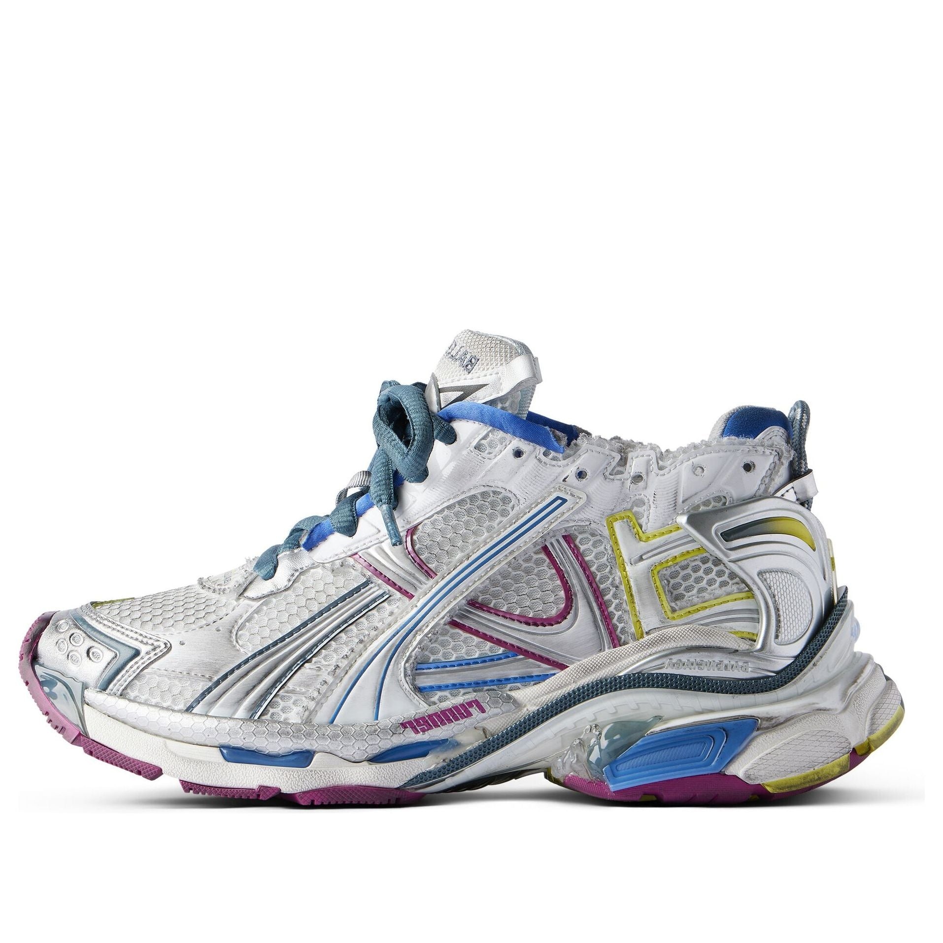 (WMNS) Balenciaga Runner Sneaker 'White Blue Purple' 772767W3RMU9547 - 1