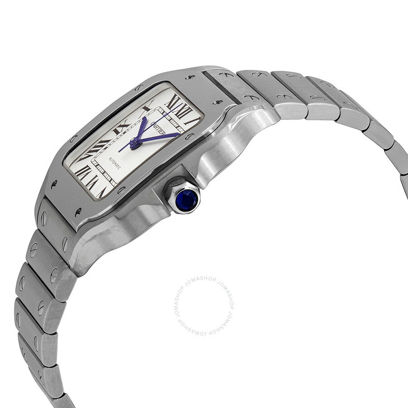 Cartier Cartier Santos Medium Model Silvered Opaline Dial Men's Watch WSSA0029 outlook