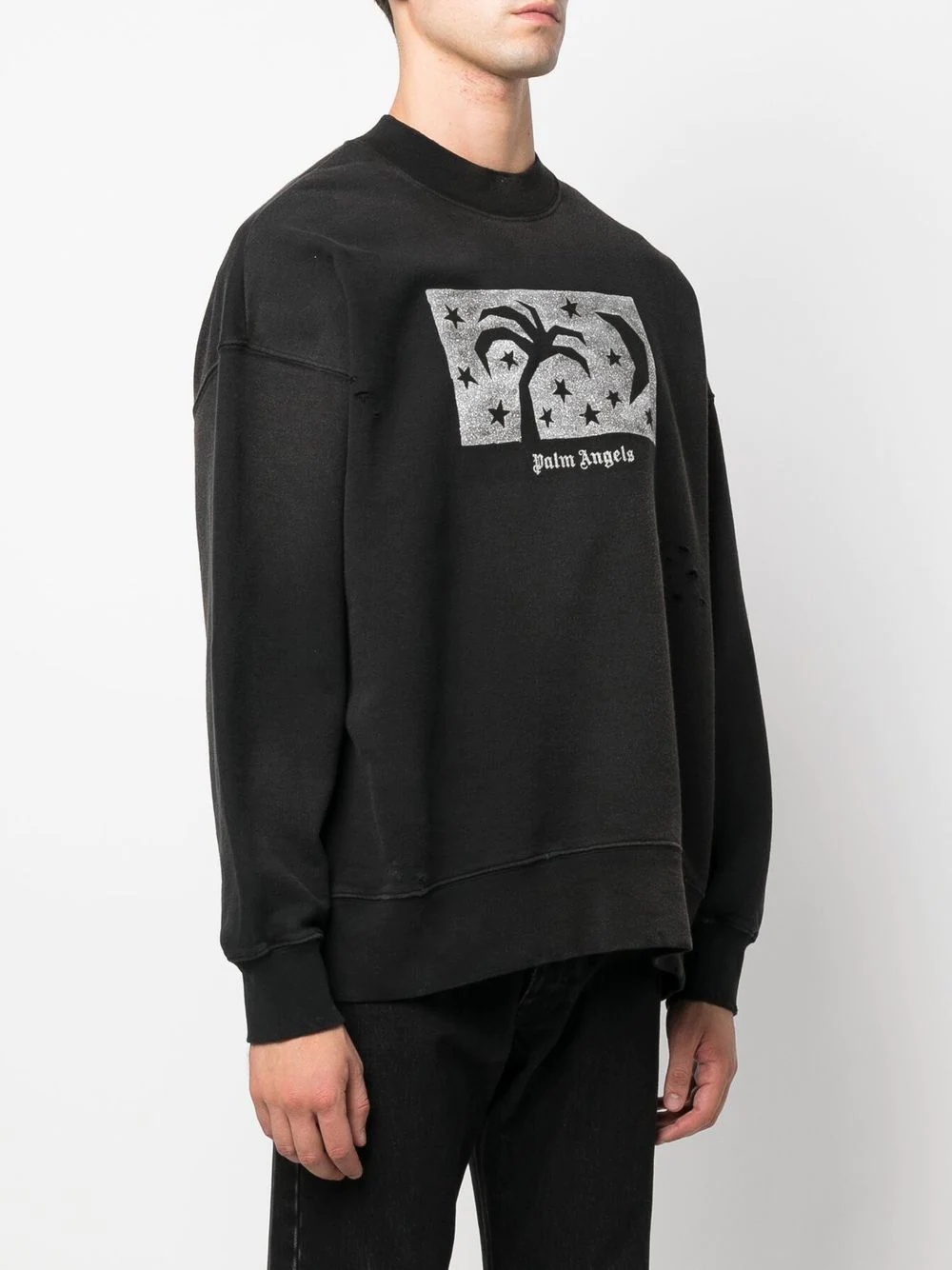 night sky logo-print sweatshirt - 3