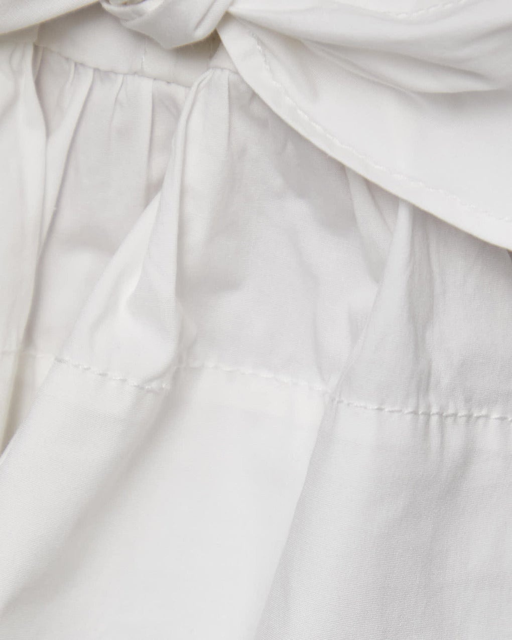 Blouse Washed Stretch Cotton Strap White - 6