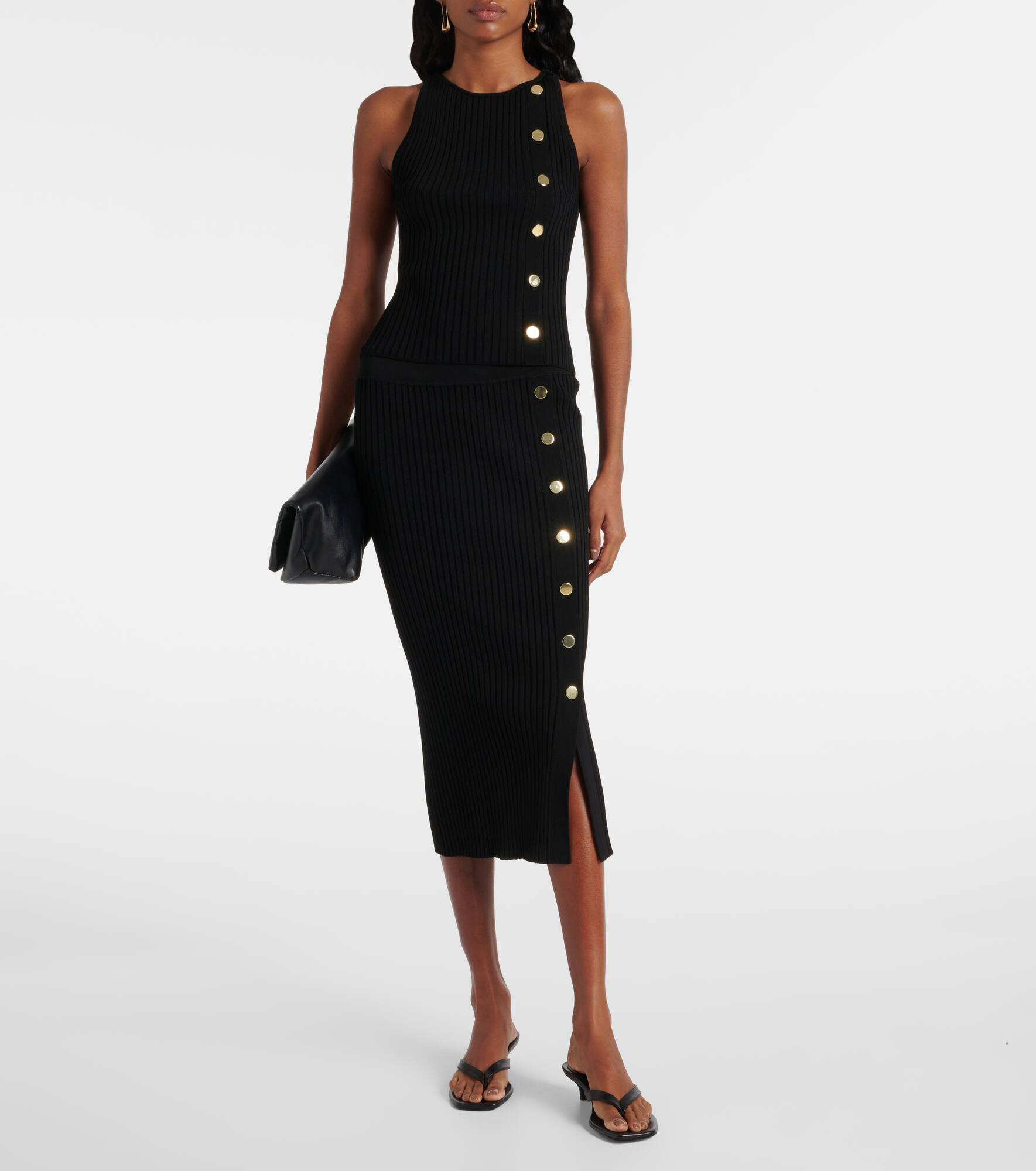Nelson embellished ribbed-knit top - 2
