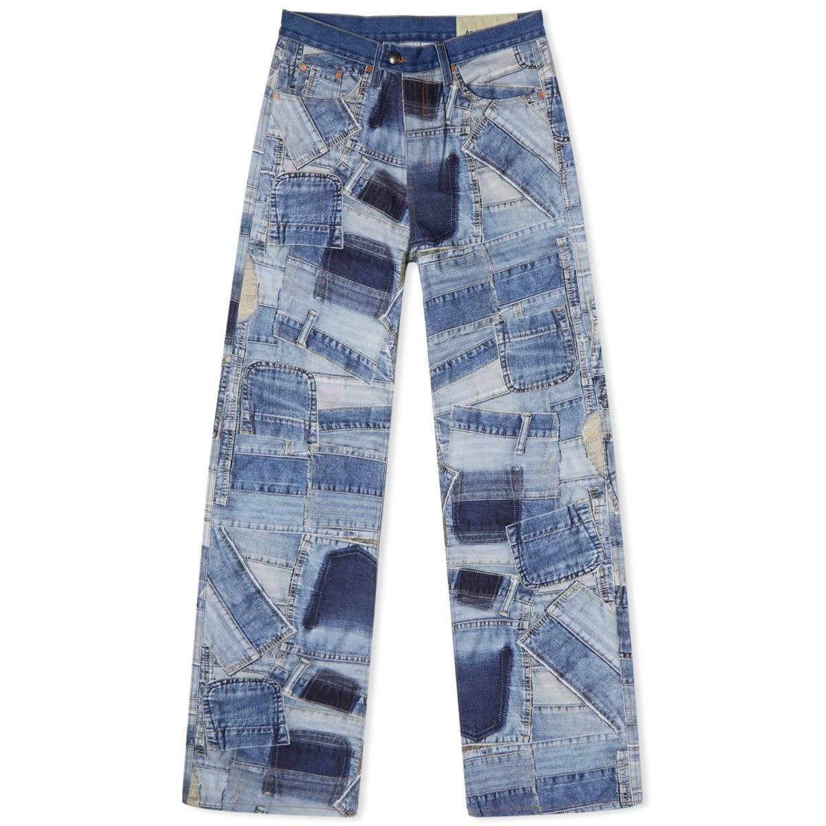 Andersson Bell BRNO Patchwork Print Wide Jean - 1