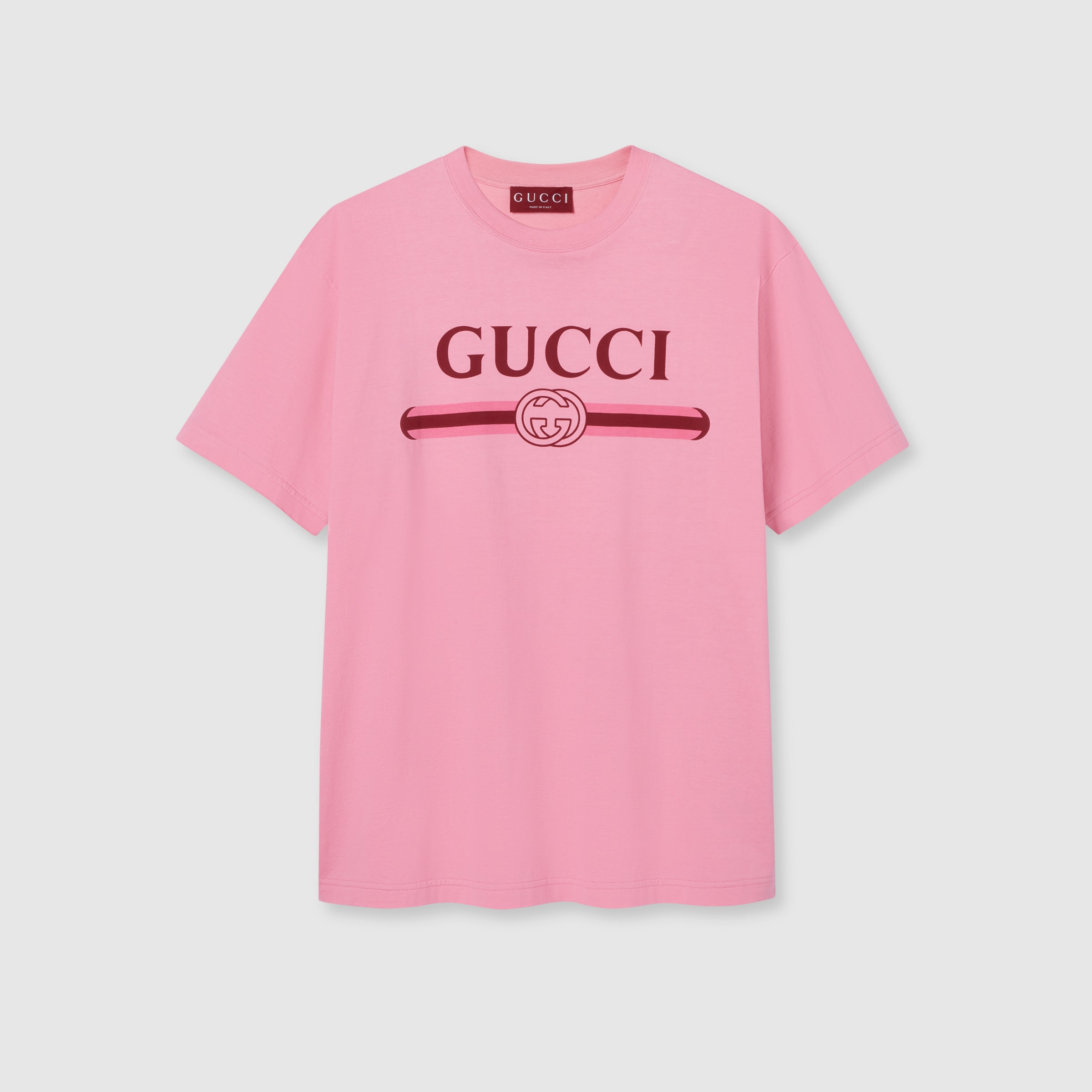 Cotton jersey T-shirt with print - 1