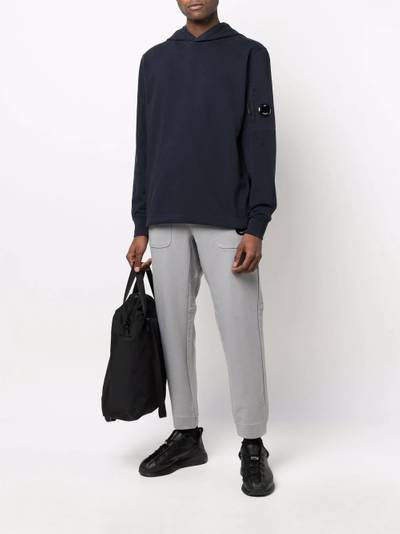 C.P. Company Lens-detailed cotton hoodie outlook