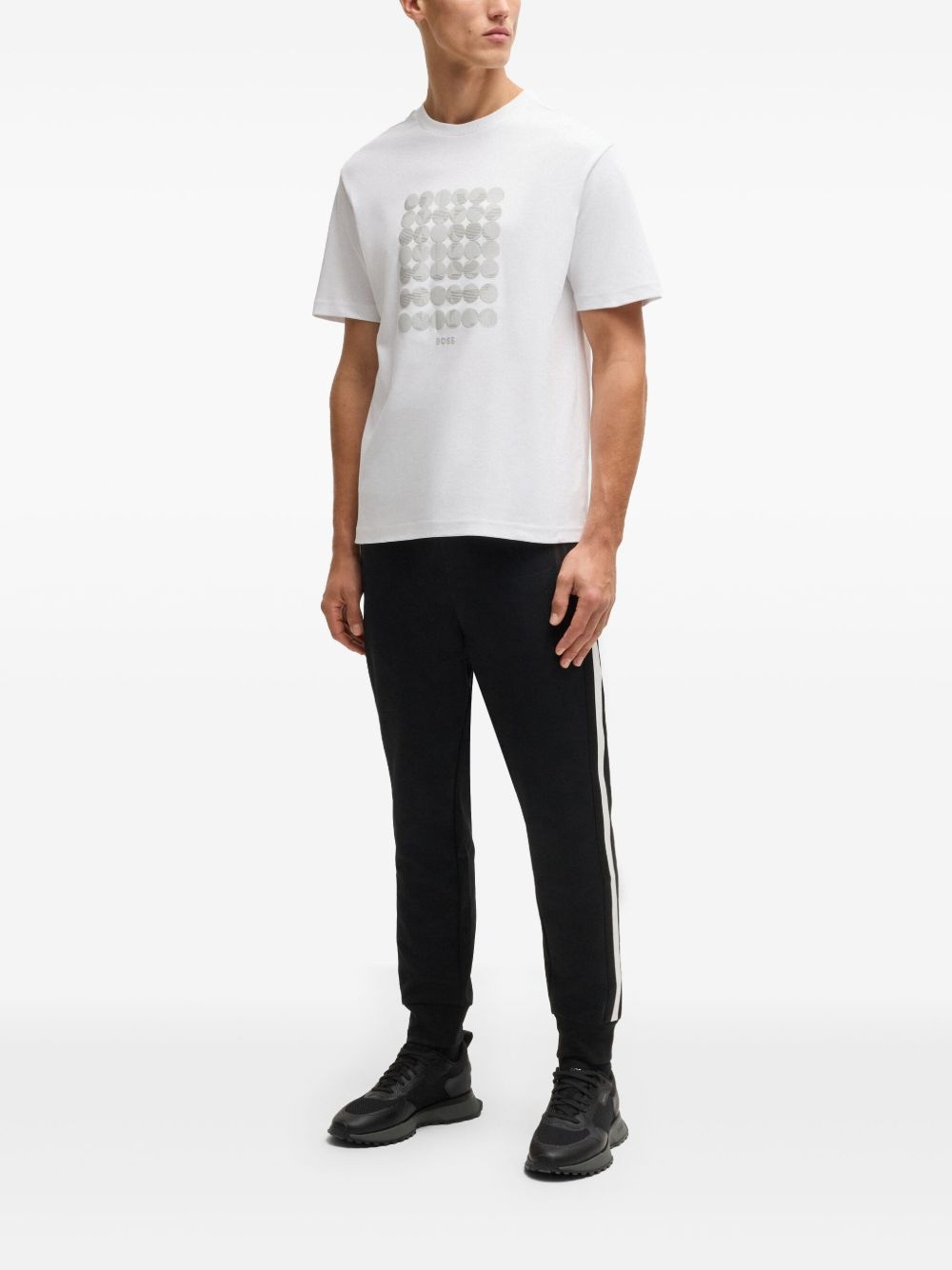 geometric-print T-shirt - 2