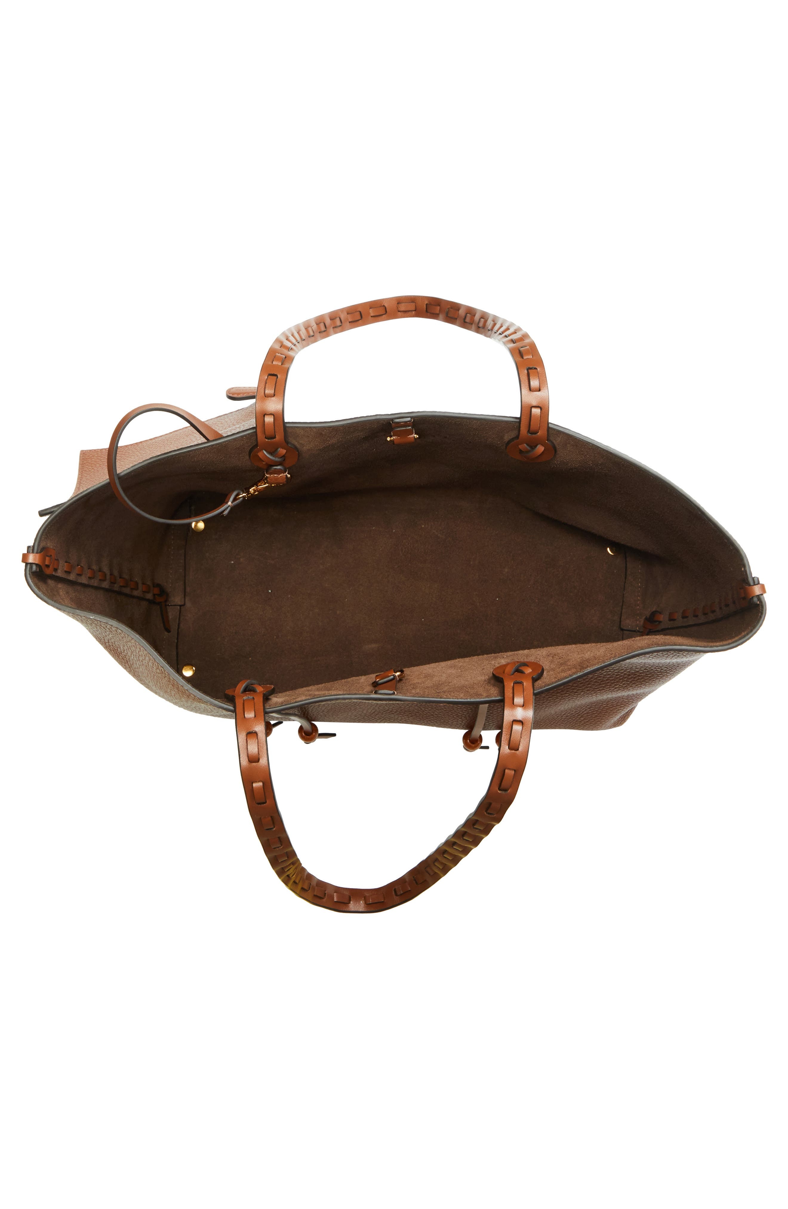 Etro Shopping Essential Leather Tote in M1384 Burnt at Nordstrom - 5
