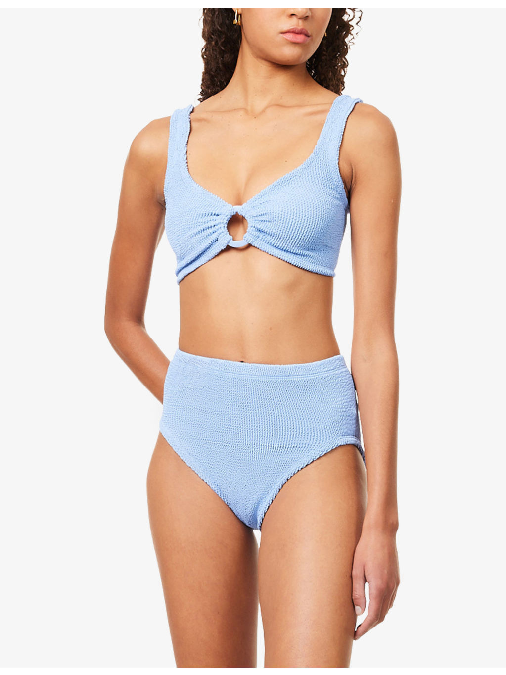 Nadine Hoop Woven Bikini Set - 2
