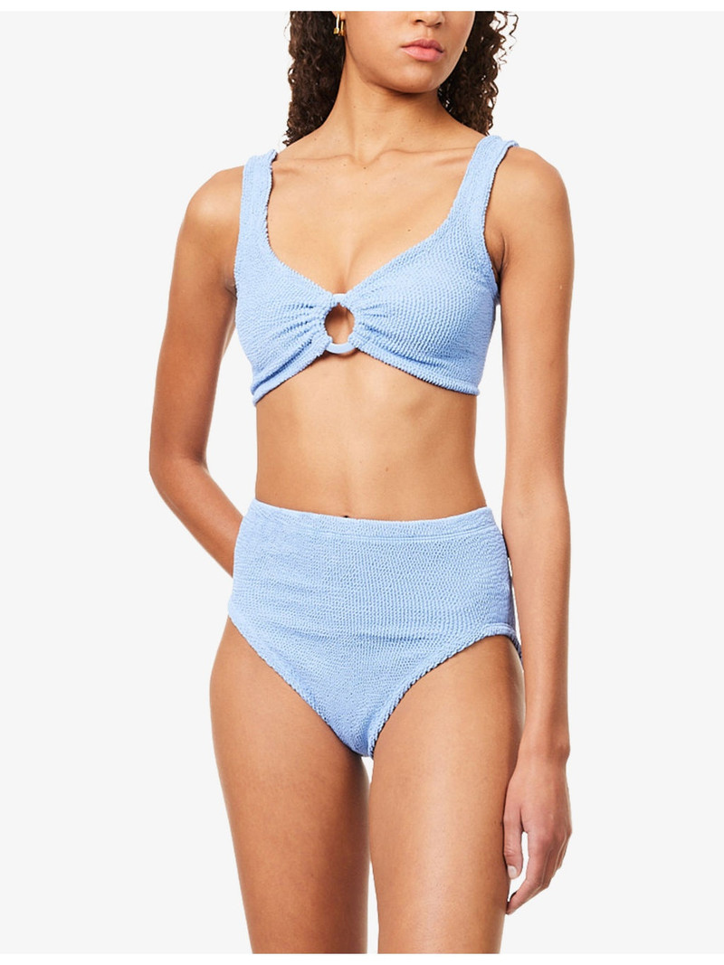 Hunza G Nadine Hoop Woven Bikini Set outlook