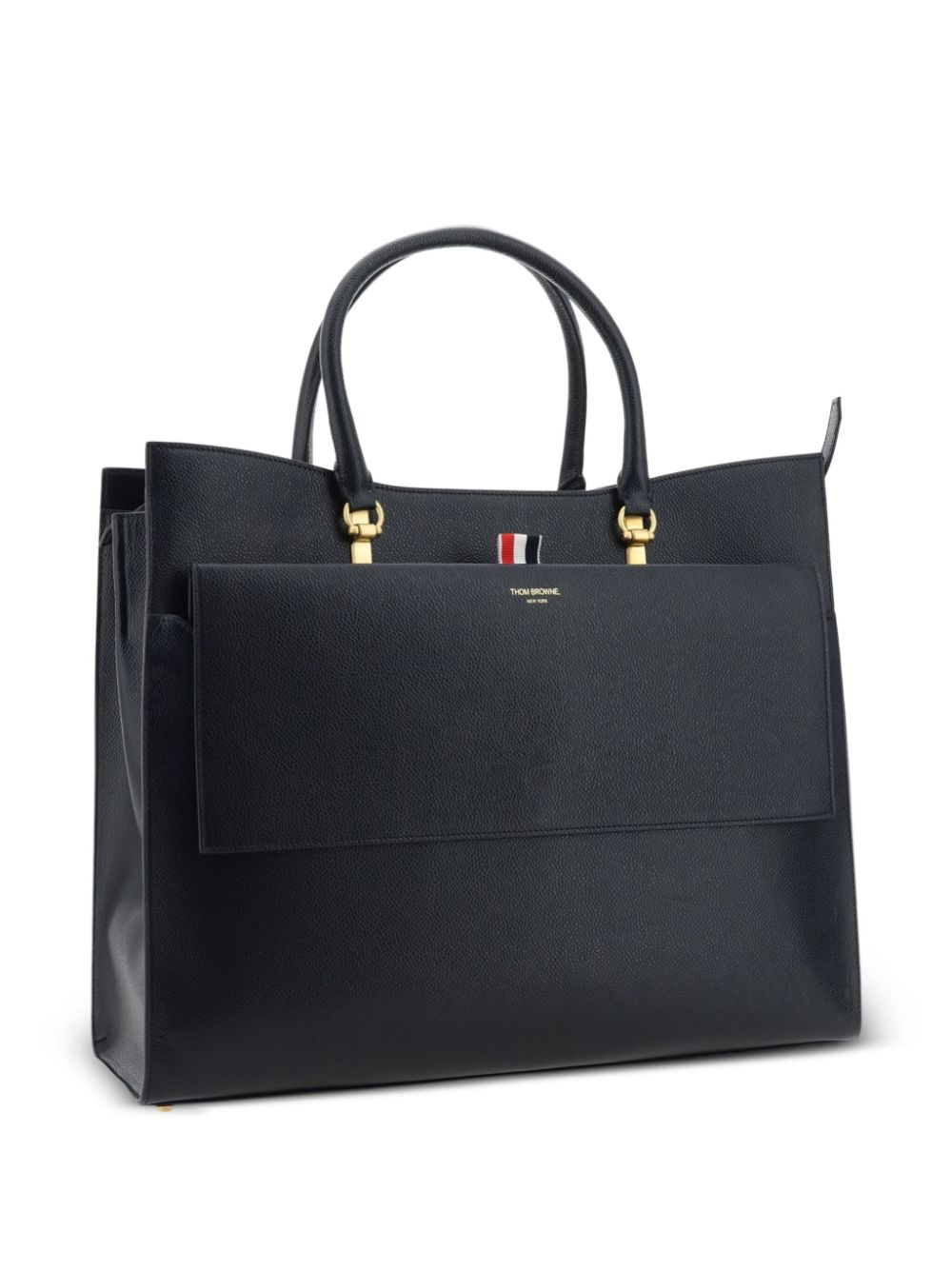 large pebbled Duet tote - 3