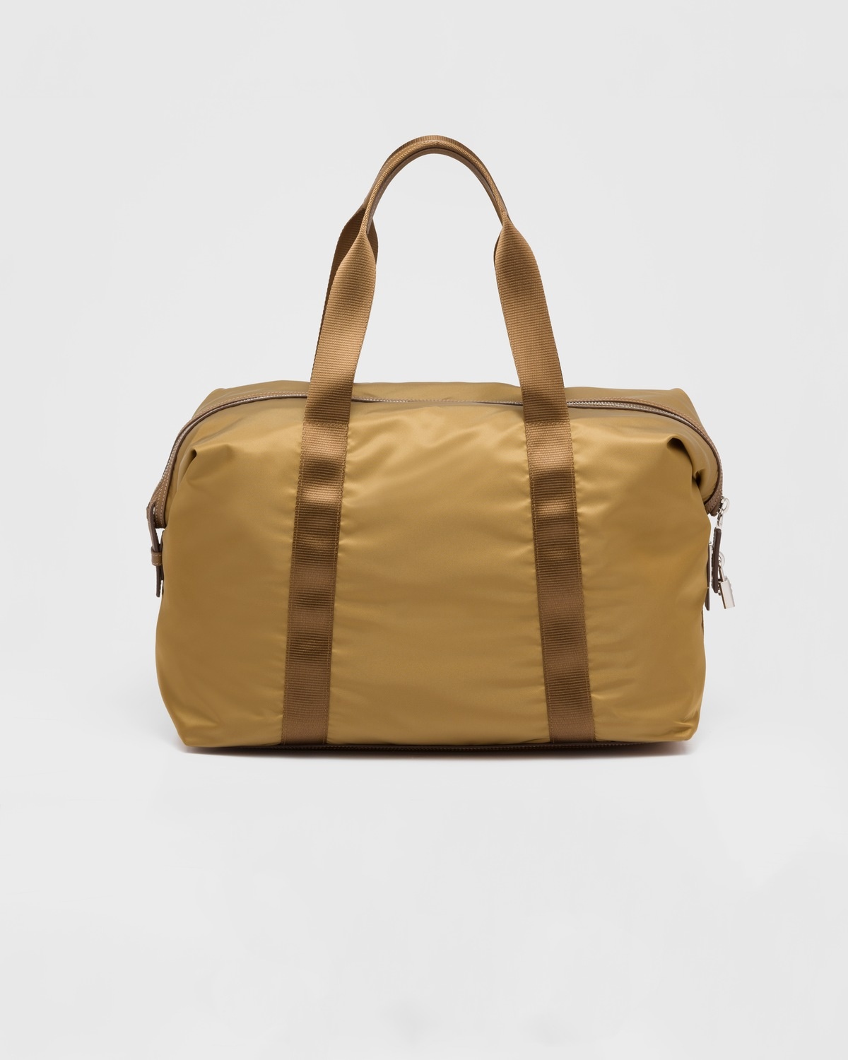 Re-Nylon and Saffiano leather duffle bag - 4