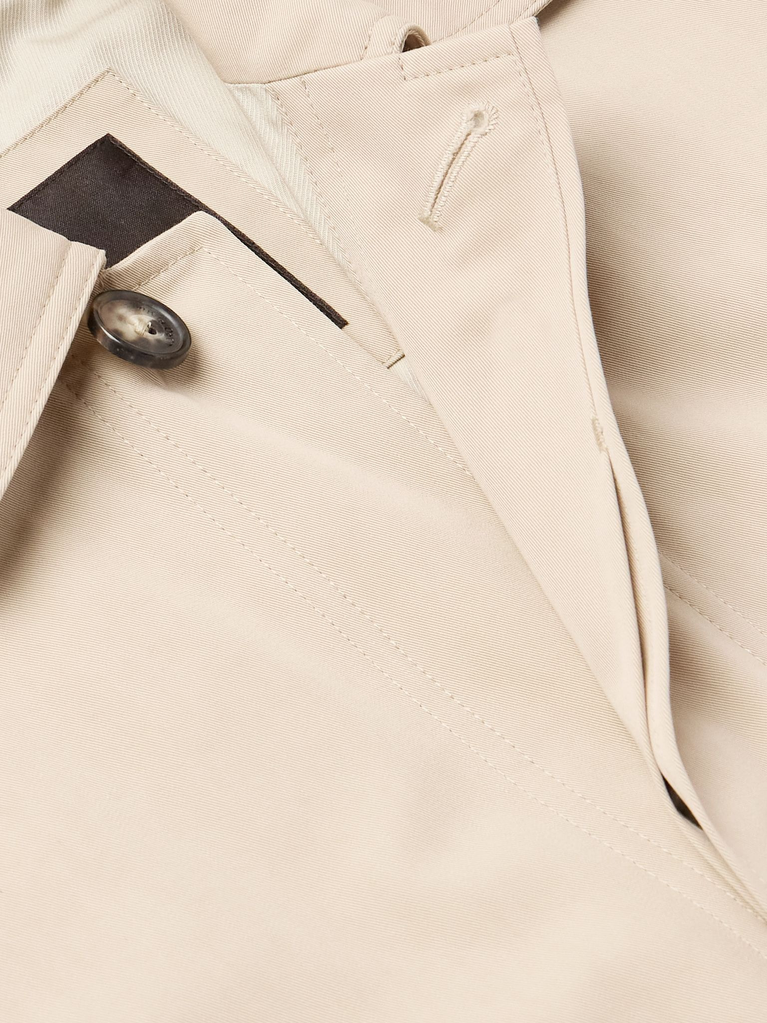 Rudolf Rain System® Cotton-Blend Gabardine Blouson Jacket Beige - 5