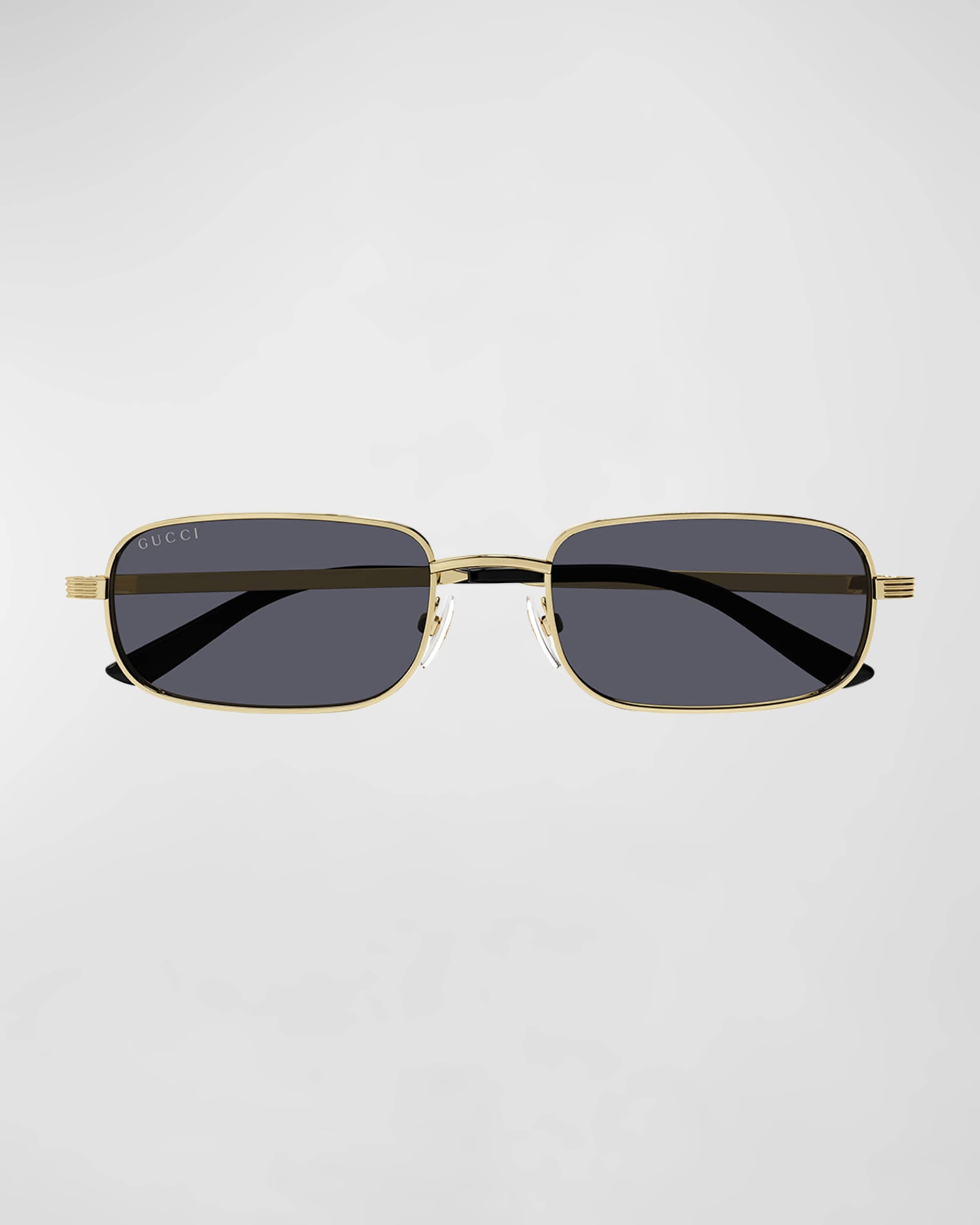 Men's GG1457Sm Metal Rectangle Sunglasses - 3