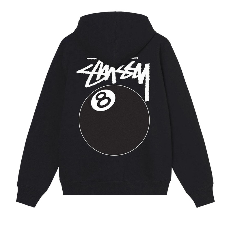 Stüssy Stussy 8 Ball Hood 'Black' outlook