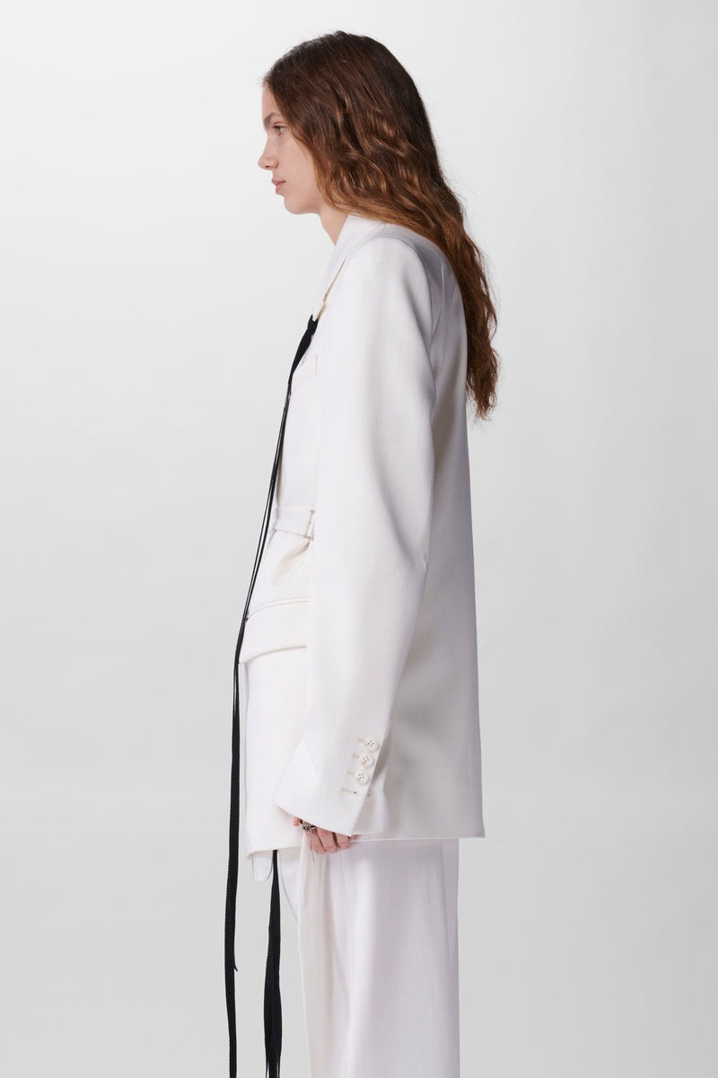 Ann Demeulemeester Edith Wrap Jacket Wool outlook