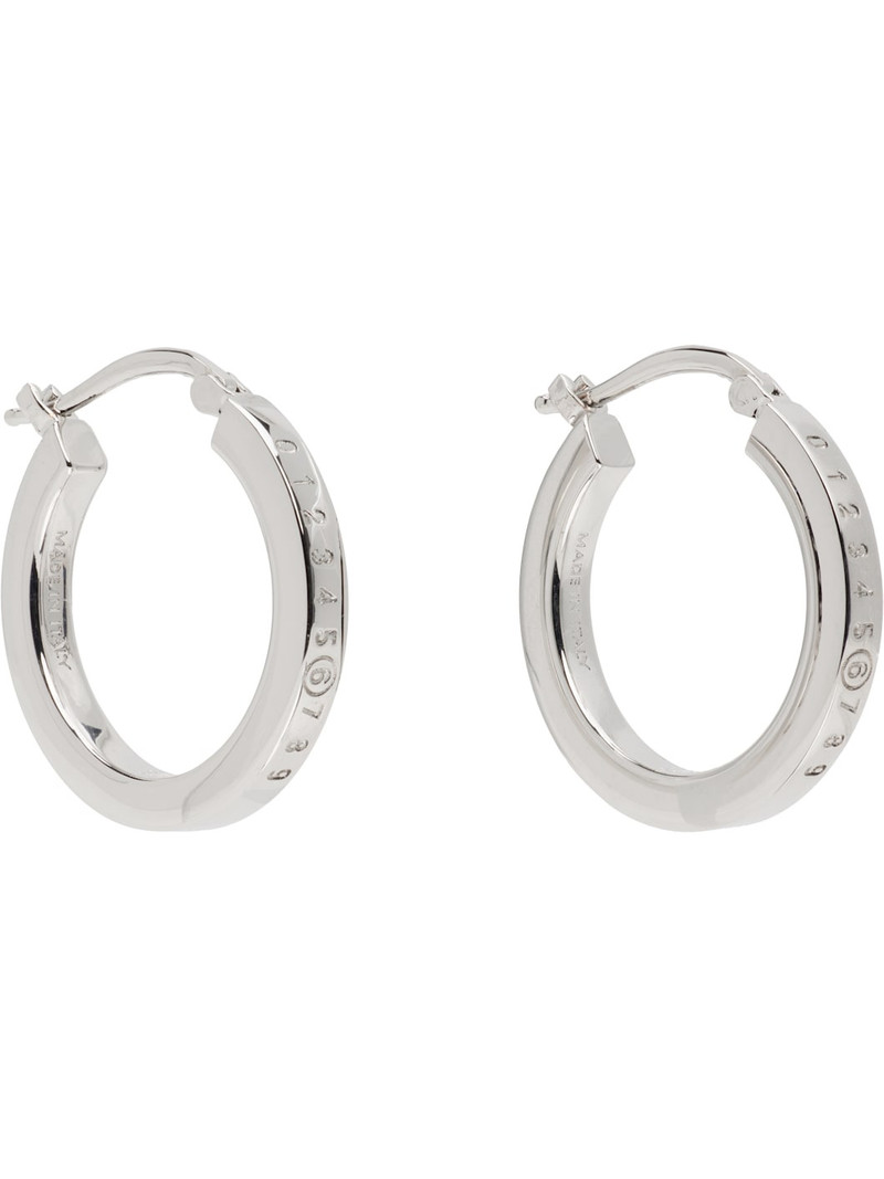 MM6 Maison Margiela Numeric Hoop Earrings outlook
