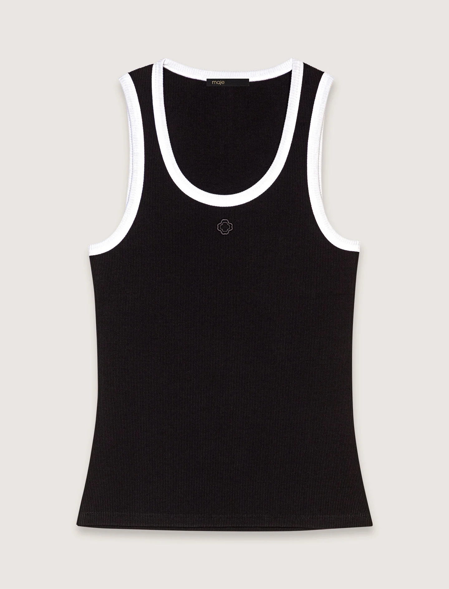 Ribbed vest tank top - 1