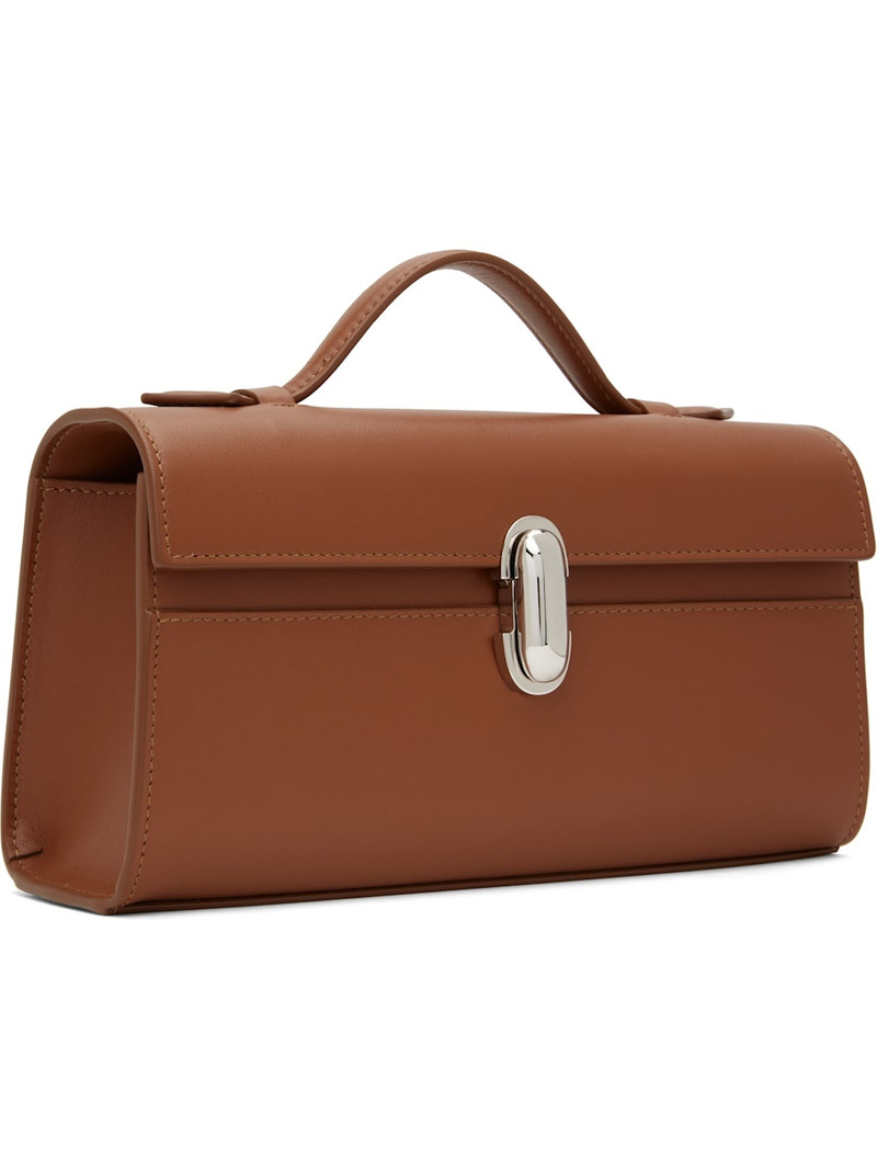 SAVETTE Tan Symmetry Pochette Bag outlook