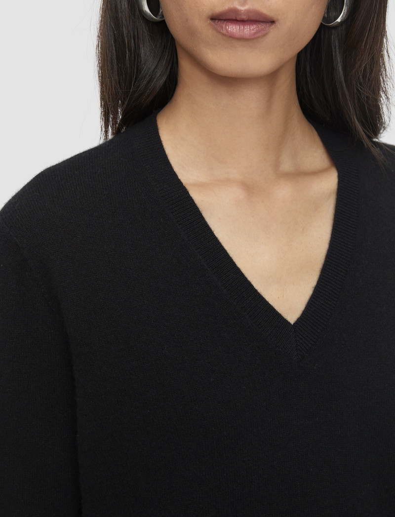 Light Pure Cashmere V Neck Jumper 4