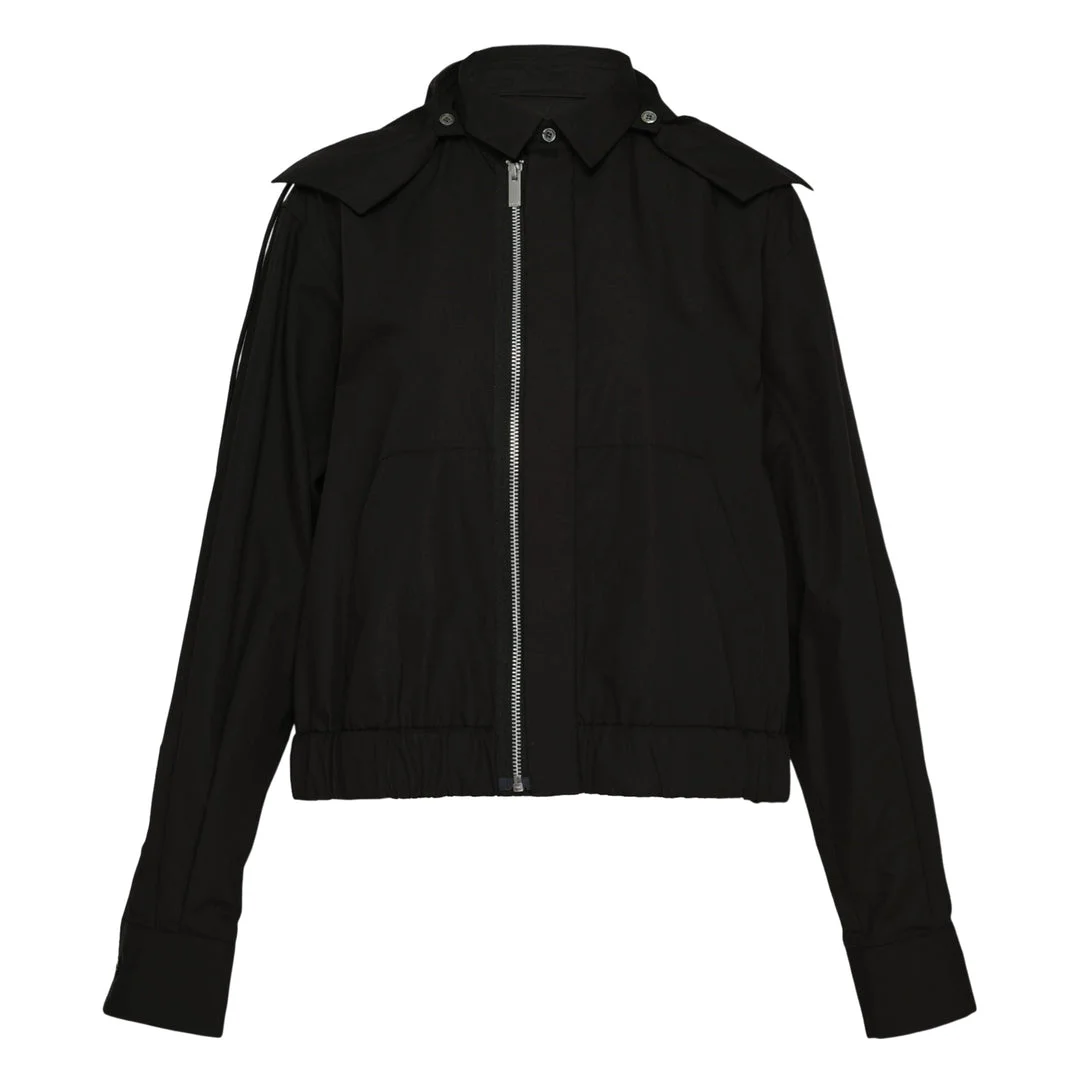 Poplin Zip-Up Jacket - 1