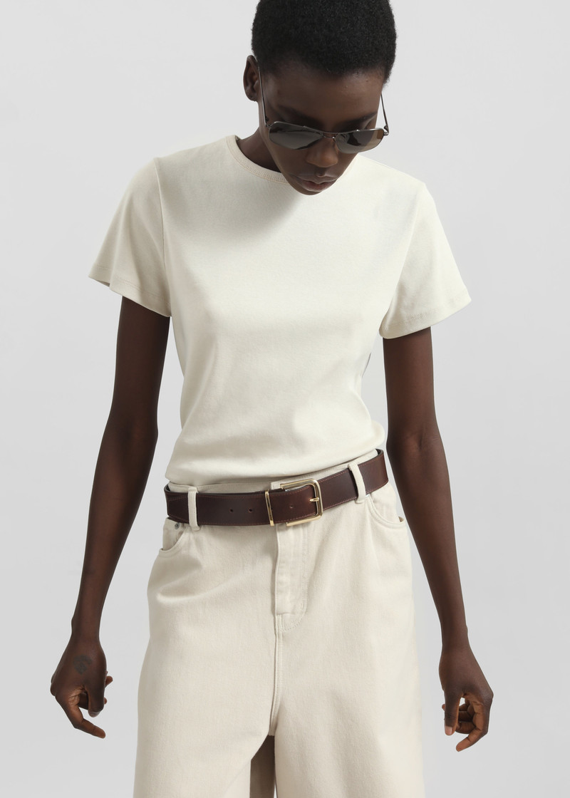 Eben Baby Tee - Light Beige 1