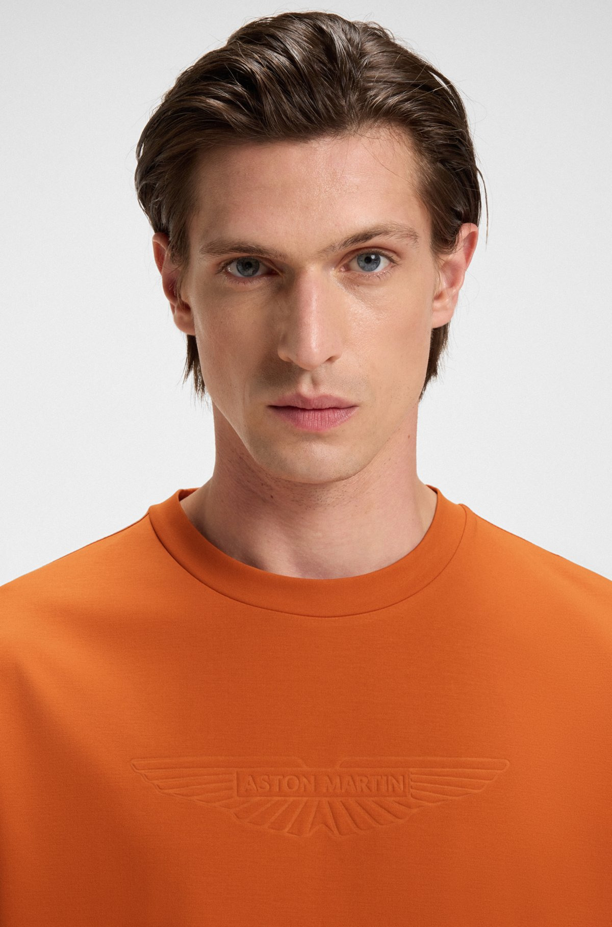 BOSS X ASTON MARTIN T-SHIRT WITH EMBOSSED LOGO - 3