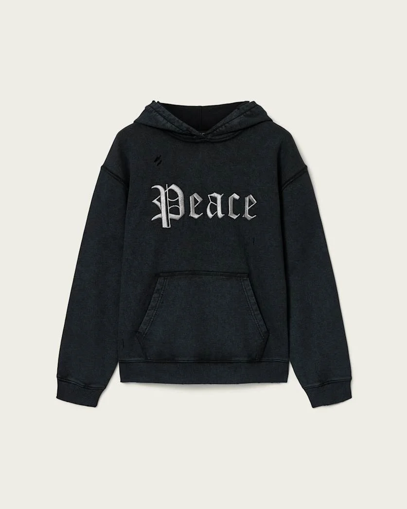 UTOPIA EMBROIDERED BOXY HOODIE - 1