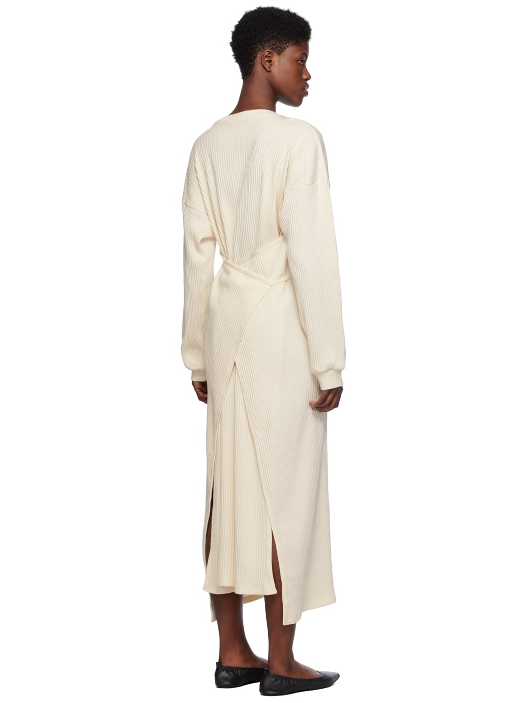 Off-White Shaw Kaftan Midi Dress - 3