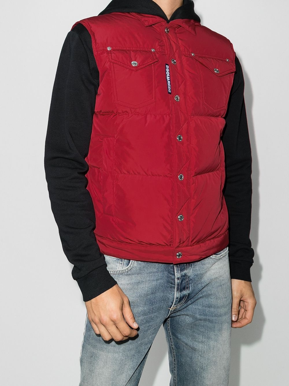 padded down gilet - 2