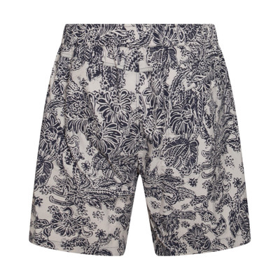 Loro Piana white and blue shorts outlook