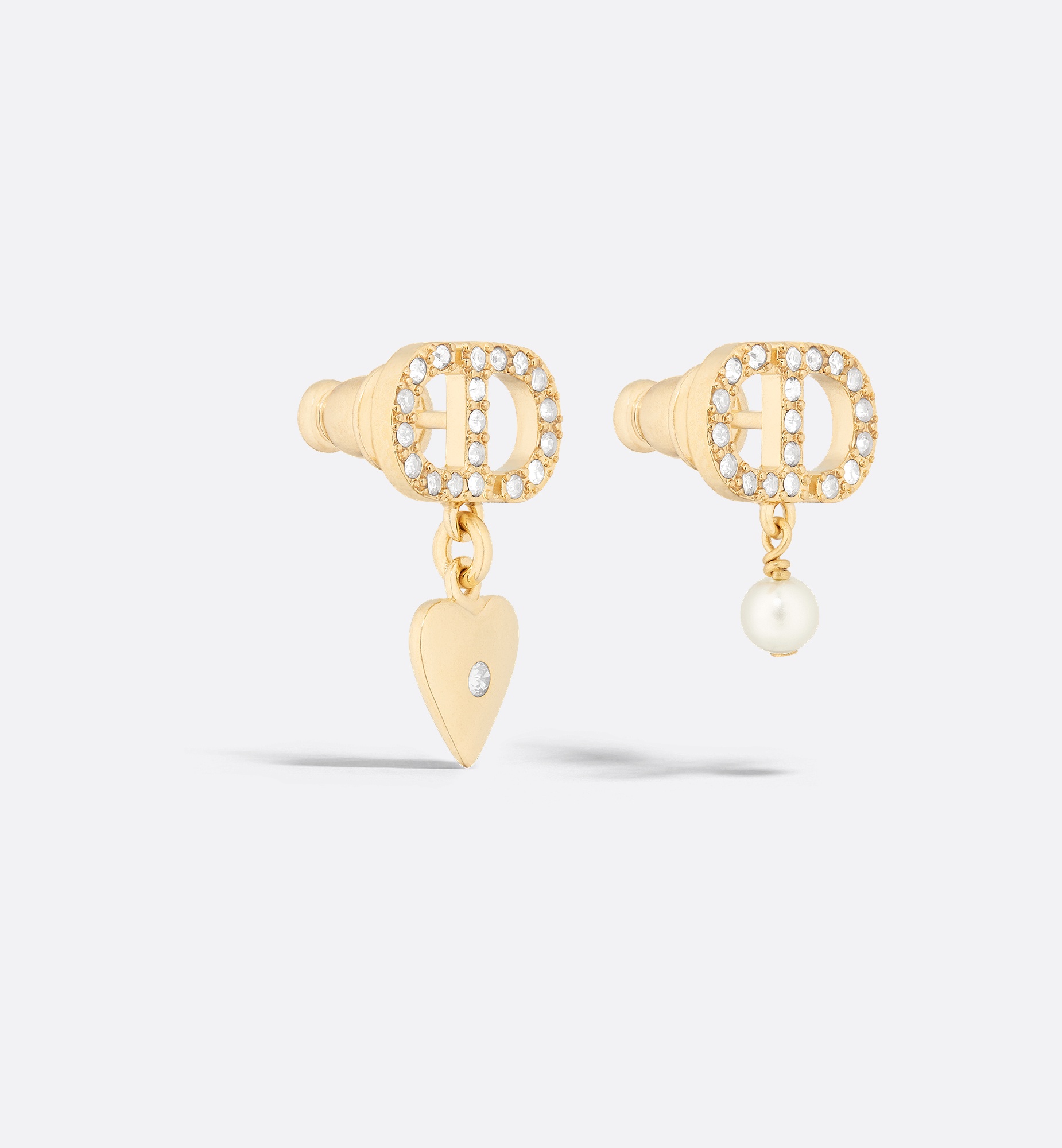 Dior Petit CD Lucky Charms Earrings | REVERSIBLE