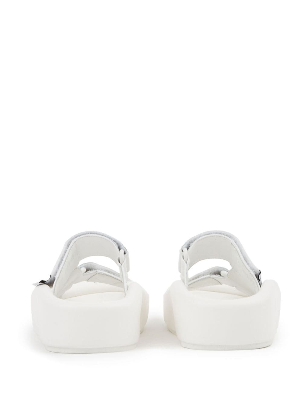 Webbing leather sandals - 3