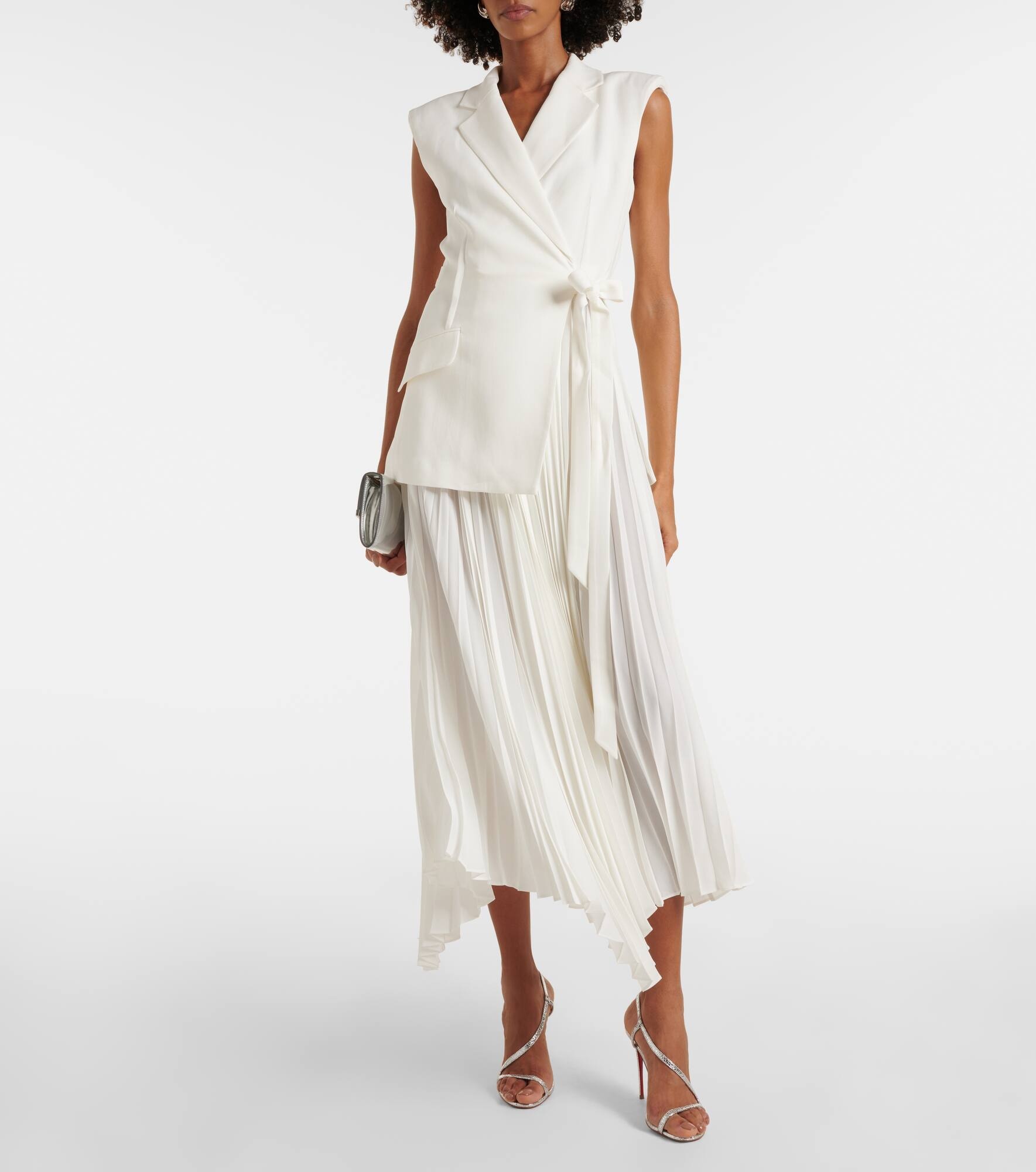 Helena pleated wrap dress - 2