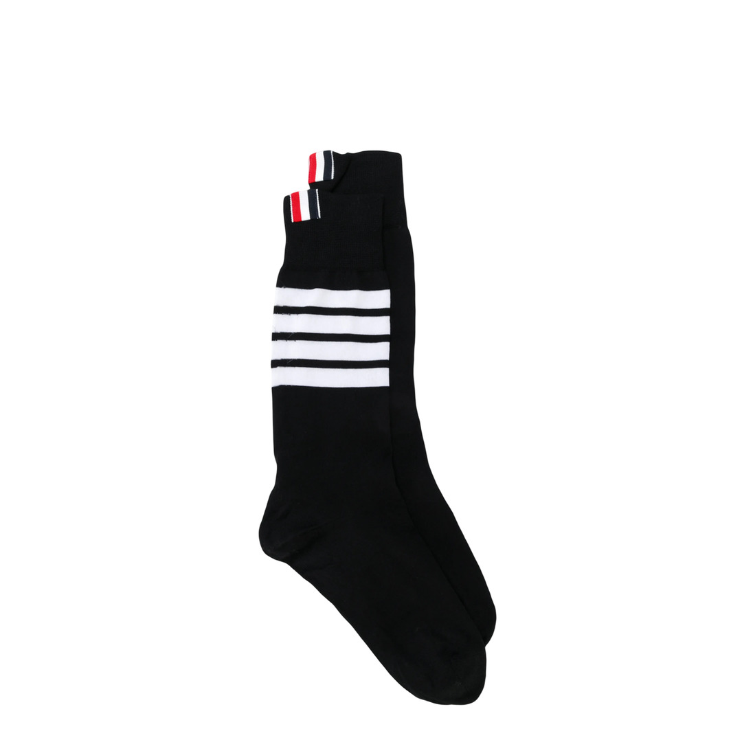 Cotton 4-Bar Mid Calf Socks Women - 4