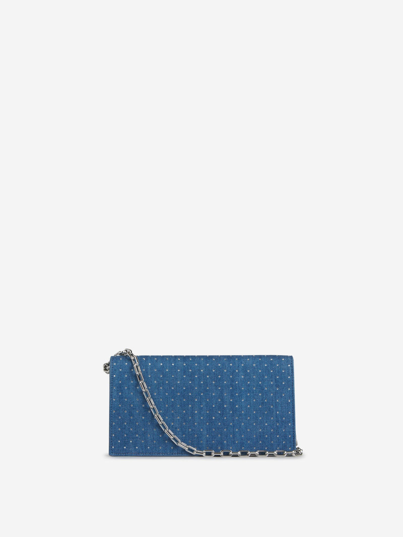 DENIM RHINESTONE CLUTCH 3