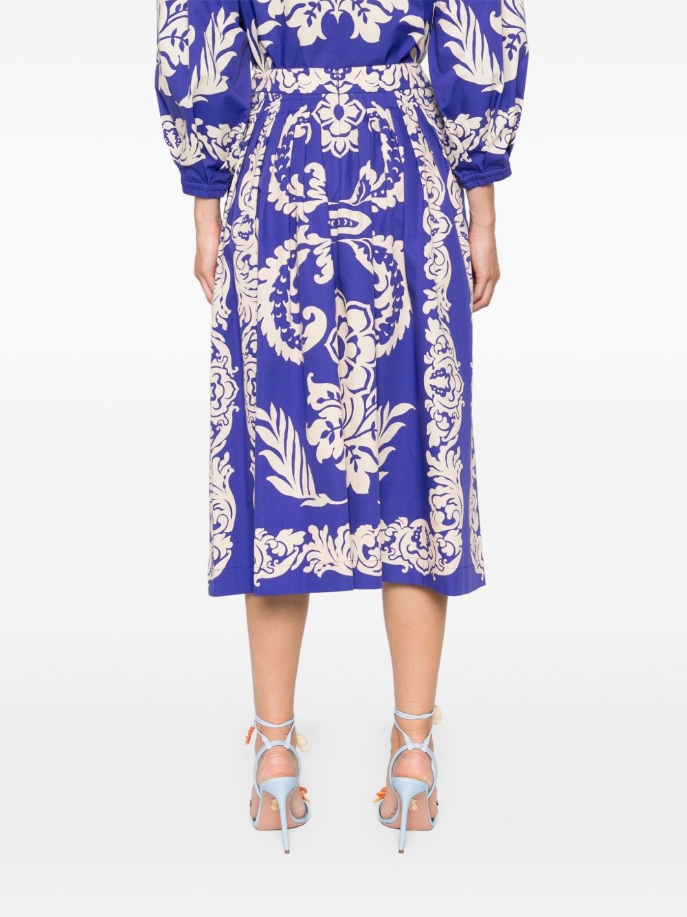 printed midi skirt - 4