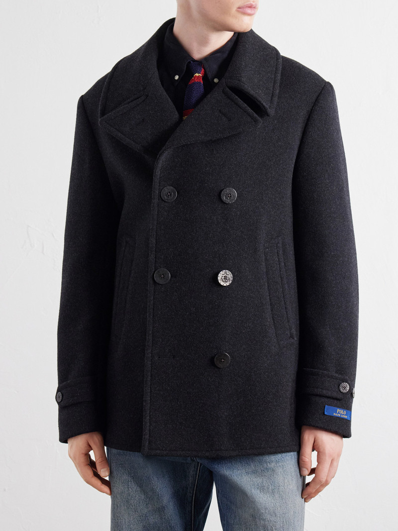 Double-Breasted Wool-Blend Coat 3