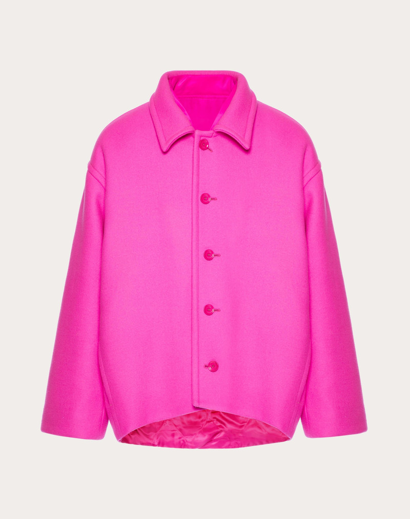 REVERSIBLE DOUBLE-FACED WOOL JACKET WITH INNER BOMBER LAYER 1