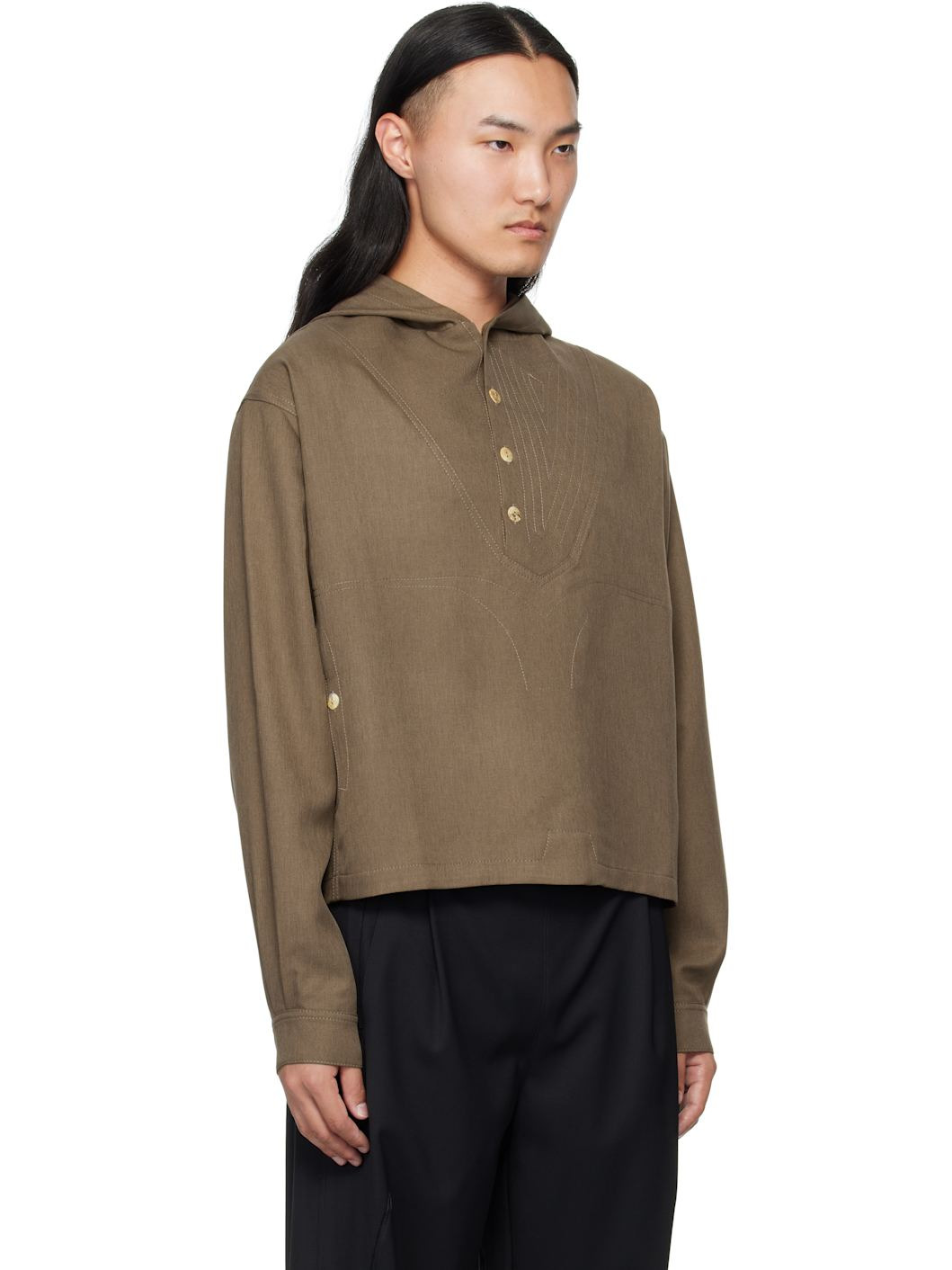 Brown Slatina Hoodie - 2