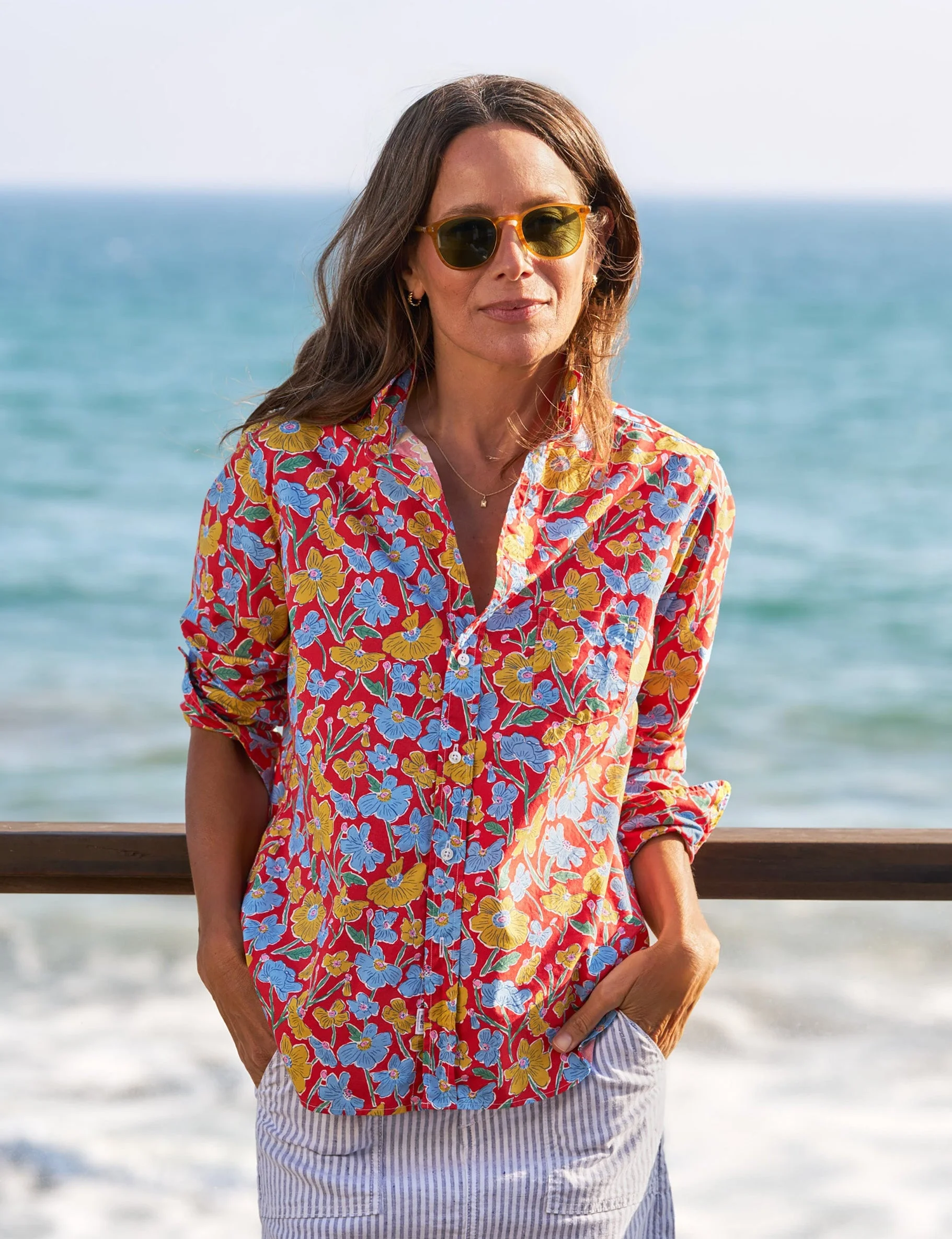 Relaxed Button-Up Shirt - 1