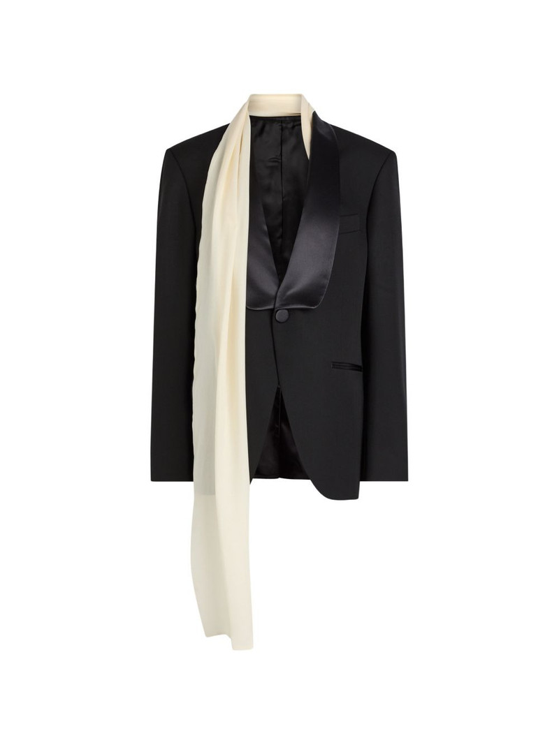 Rania single-breasted blazer 1
