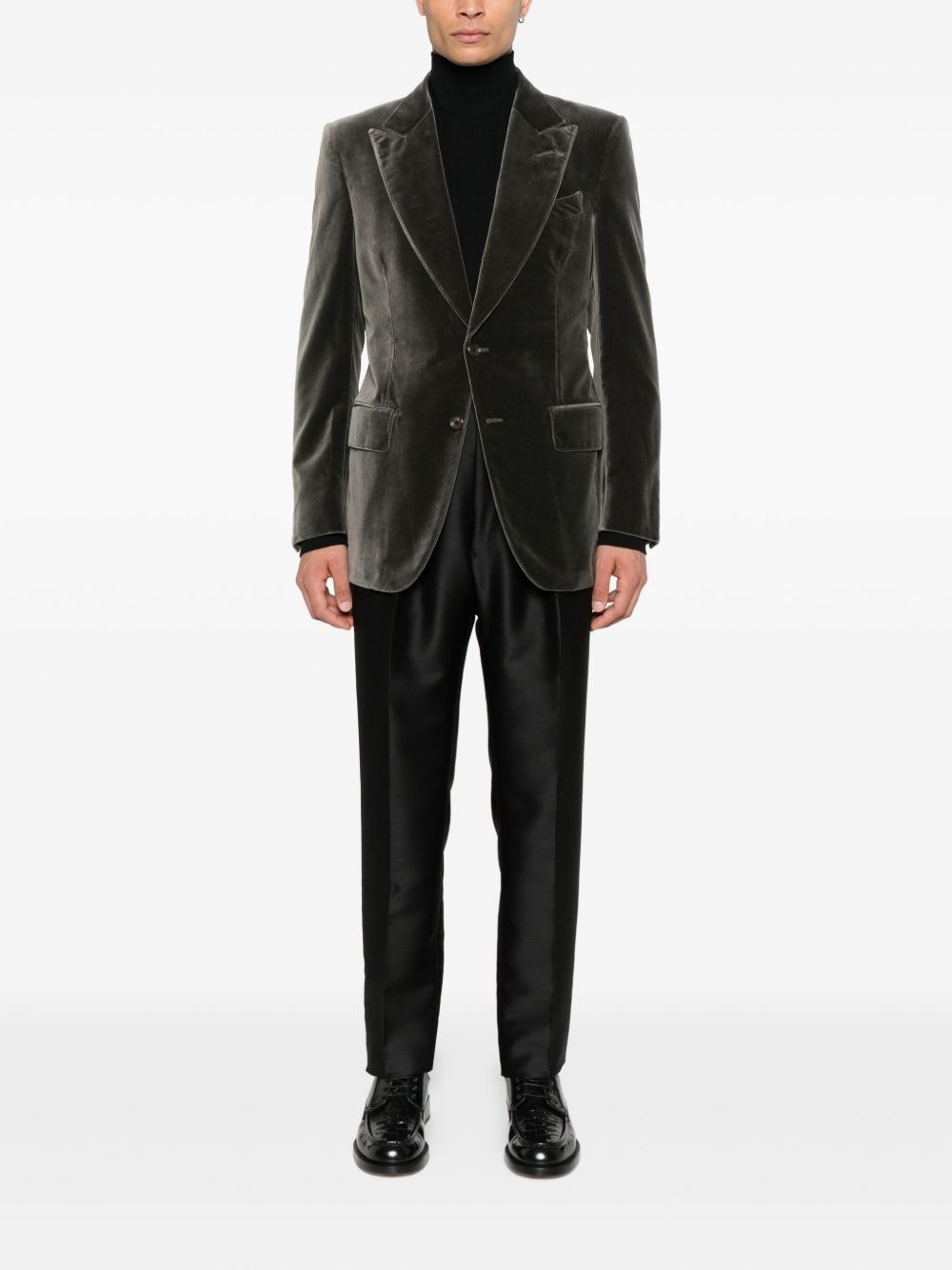 pleat-detail trousers - 2