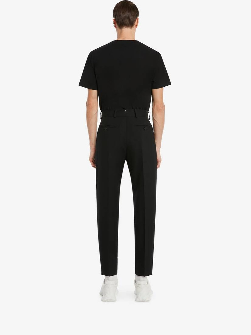 Skull Motif T-shirt in Black/silver 4