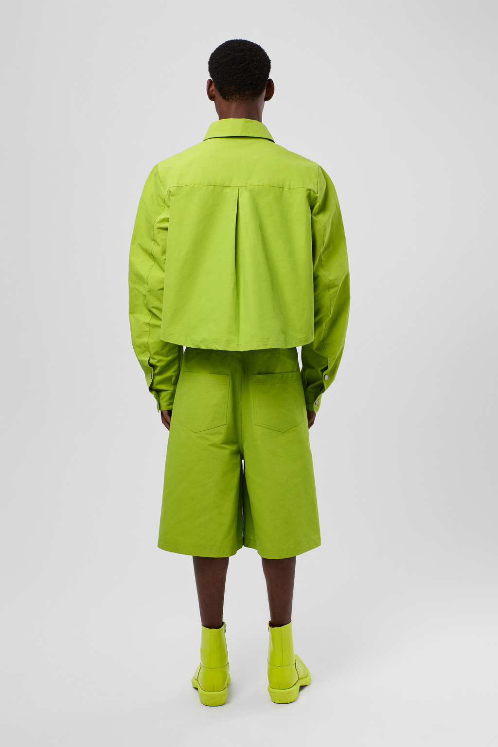 Green Cotton/Nylon Shirt - 5