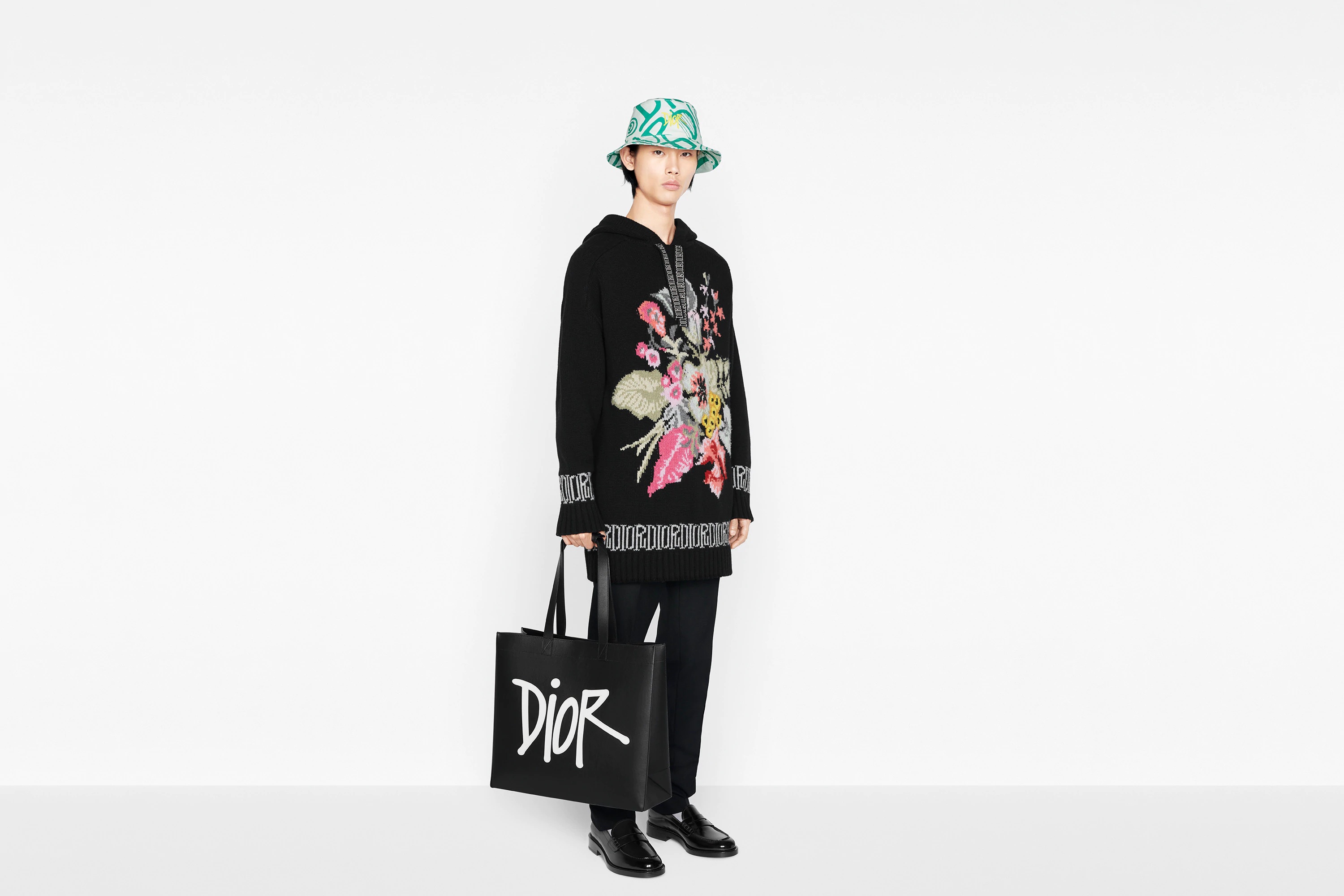 DIOR AND SHAWN Long Hooded Sweatshirt - 4