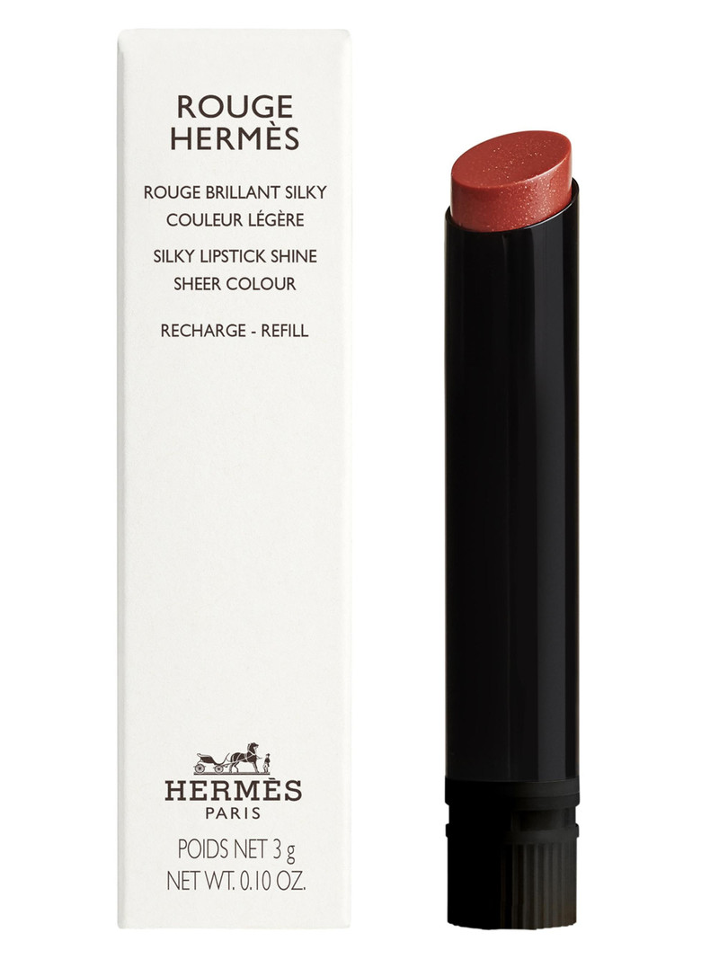 Women's Rouge Hermès Silky Lip Shine Lipstick Refill - 15 Brund Ambre 1