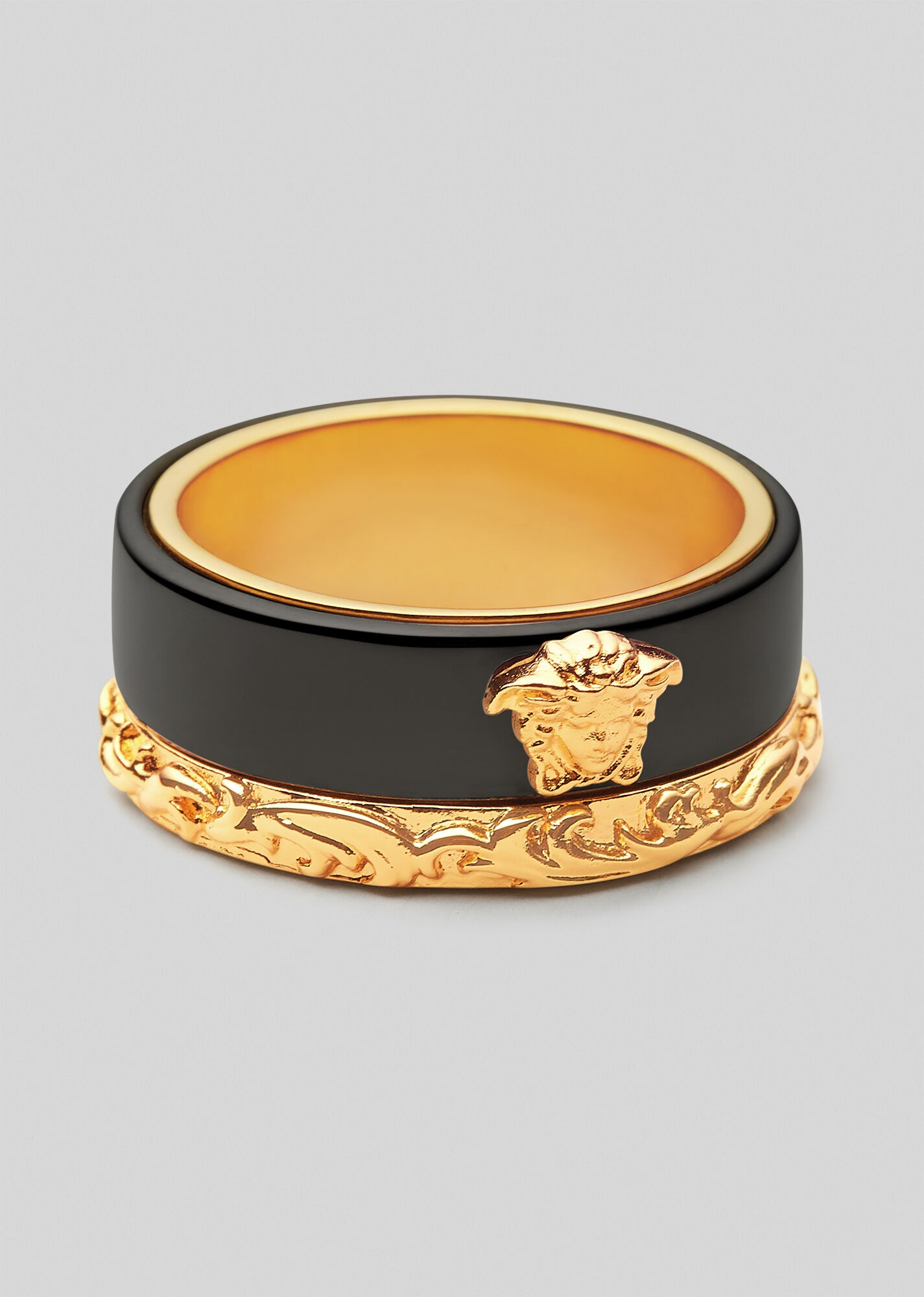 Medusa Barocco Two-Tone Ring - 2