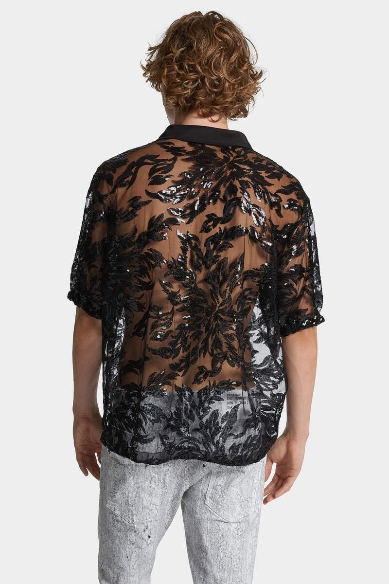 EMBROIDERED SHORT SLEEVE SHIRT - 4